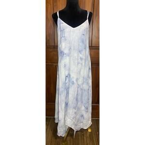 NWO Rachel Zoe Tie Dye BOHO Relax Maxi Dress Size L